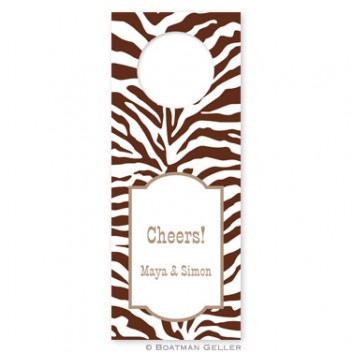 Wine Tag - Zebra