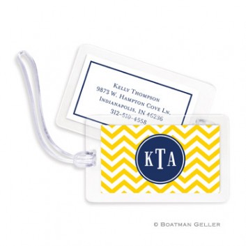 Luggage Tags - Chevron