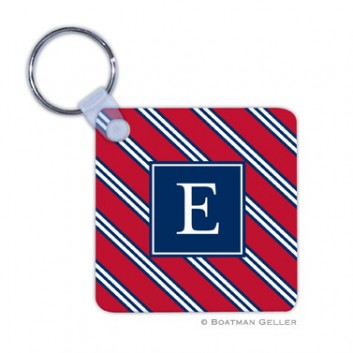 Keychain - Repp Tie Red & Navy