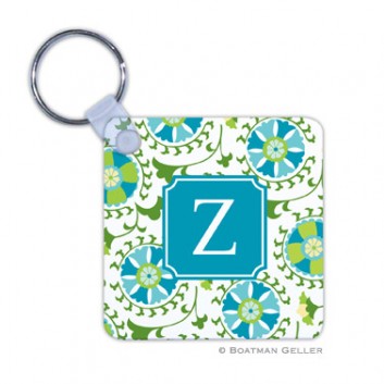 Keychain - Suzani Teal