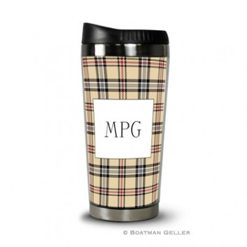 Travel Tumbler - Town Plaid