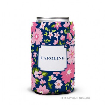 Koozie - Caroline Floral Pink