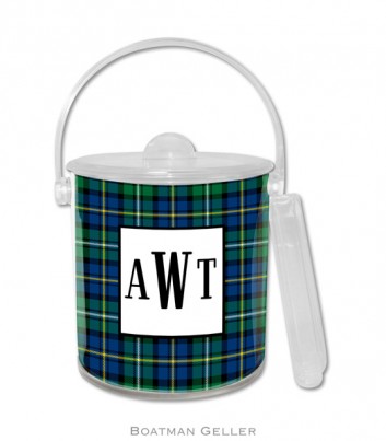 Ice Bucket - Black Watch Plaid