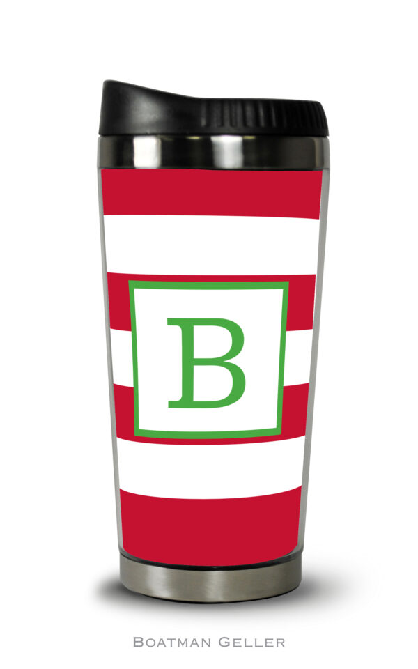 Travel Tumbler - Awning Stripe Red