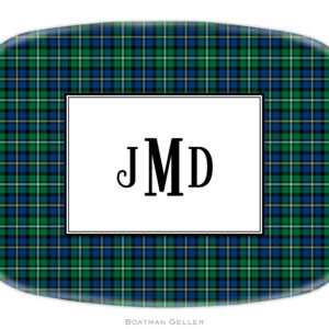 Platter - Black Watch Plaid