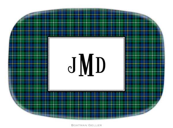 Platter - Black Watch Plaid